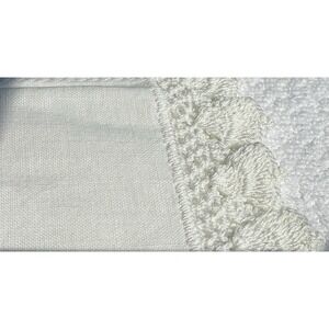 Vintage Linen‎ Crocheted Border Tabletop Cover 17x15.5